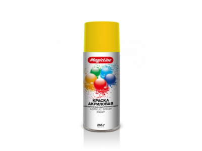 Краска светло-желтая (265г) RAL 1018, 230 MagicLine от MAGICLINE Краска светло-желтая (265г) RAL 1018, 230 MagicLine