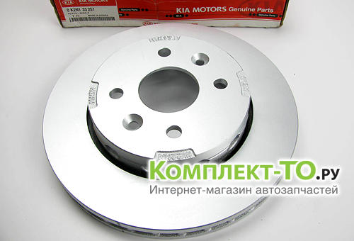 Диск тормозной передний для КИА SPECTRA ИЖ 0K2N133251 Диск тормозной передний для КИА SPECTRA ИЖ 0K2N133251